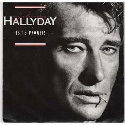 Johnny Hallyday poster with hanger