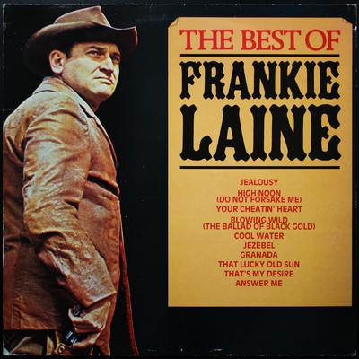 Frankie Laine wooden framed poster