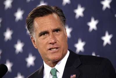 Mitt Romney metal framed poster