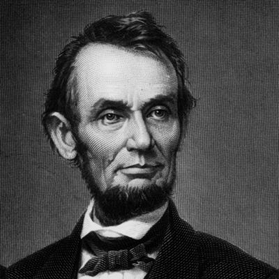 Abraham Lincoln wood print