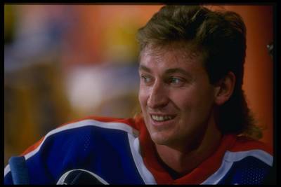 Wayne Gretzky wooden framed poster