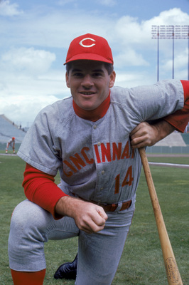 Pete Rose poster with hanger