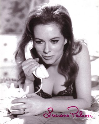Luciana Paluzzi poster with hanger