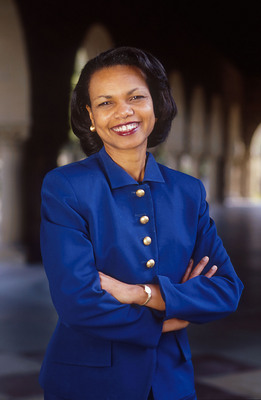 Condoleezza Rice poster with hanger