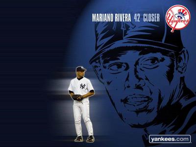 Mariano Rivera poster with hanger