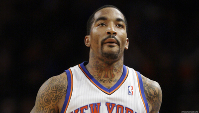J. R. Smith poster with hanger