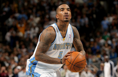 J. R. Smith poster with hanger