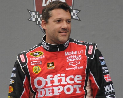 Tony Stewart poster with hanger