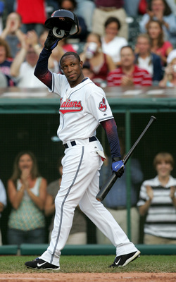 Kenny Lofton poster with hanger