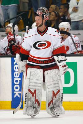 Cam Ward poster with hanger