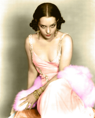 Lupe Velez poster with hanger