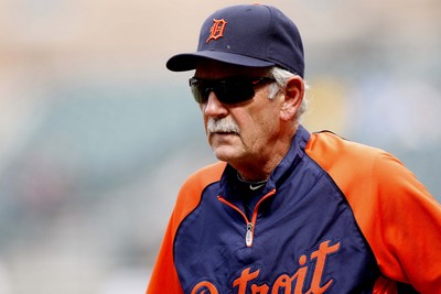 Jim Leyland poster with hanger