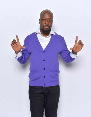 Wyclef Jean poster with hanger