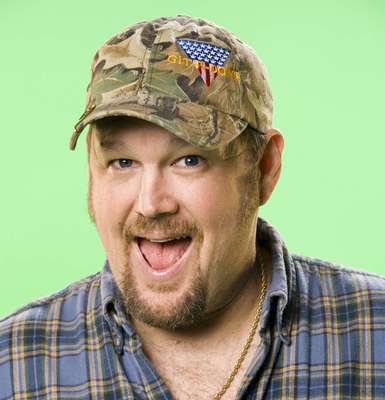 Larry The Cable Guy wood print