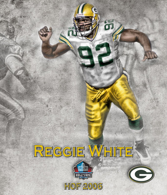 Reggie White canvas poster