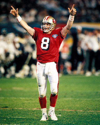 Steve Young poster with hanger