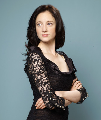 Andrea Riseborough poster with hanger