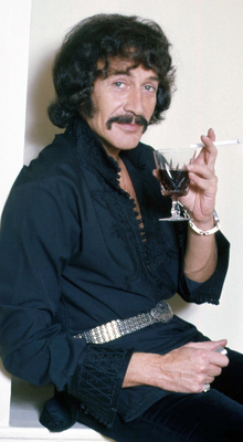Peter Wyngarde poster with hanger