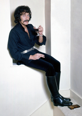Peter Wyngarde poster with hanger