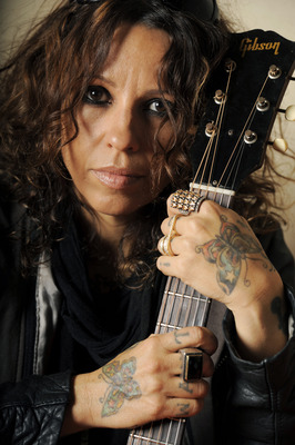 Linda Perry wooden framed poster