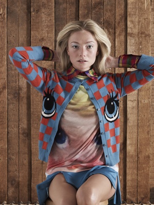 Clara Paget poster with hanger