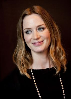 Emily Blunt - Leo Rigah The Adjustment Bureau Press Conference Portraits 2011 (x4 HQ) poster with hanger
