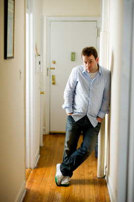 Mike Birbiglia poster with hanger