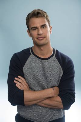 Theo James poster with hanger