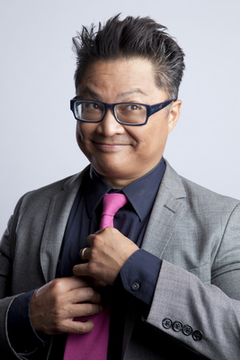 Alec Mapa poster with hanger
