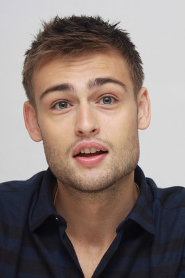 Douglas Booth poster with hanger