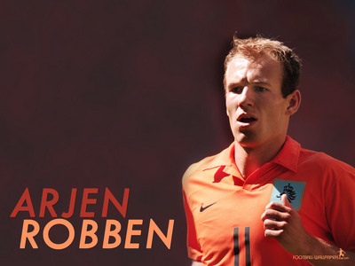Arjen Robben wooden framed poster