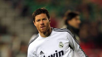 Xabi Alonso poster with hanger