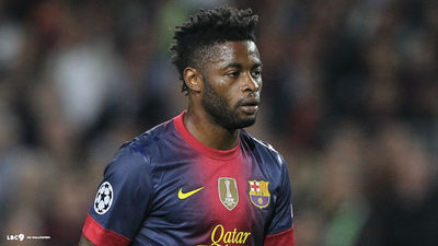 Alex Song poster with hanger