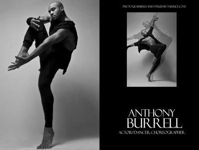 Anthony Burrell poster with hanger