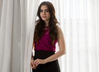 Lily Collins Tank Top #1159821