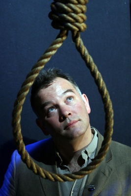Stewart Lee poster with hanger