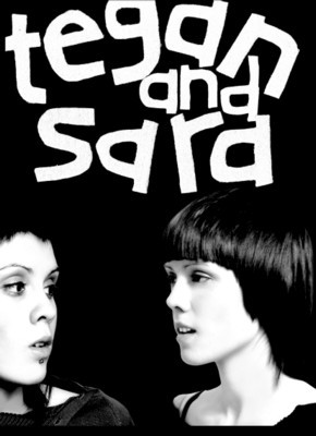 Tegan and Sara wooden framed poster
