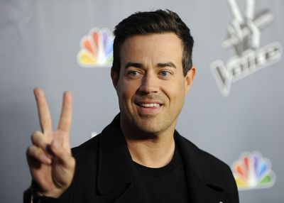 Carson Daly poster with hanger