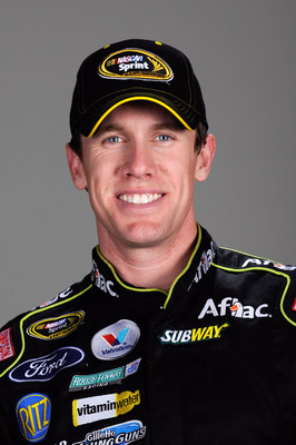 Carl Edwards poster with hanger