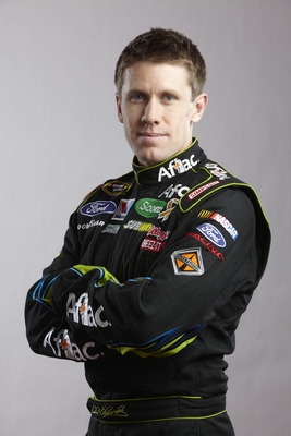 Carl Edwards poster with hanger
