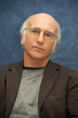 Larry David poster with hanger