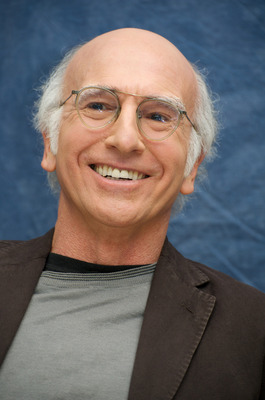Larry David poster with hanger