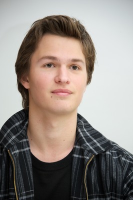 Ansel Elgort poster with hanger