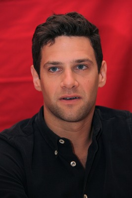 Justin Bartha poster with hanger