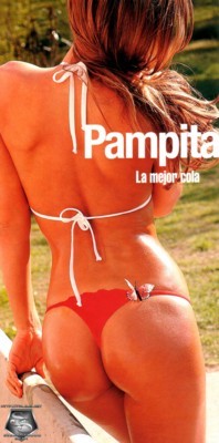 Pampita Gente poster with hanger