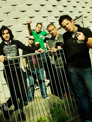 Simple Plan poster with hanger