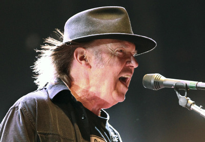 Neil Young canvas poster