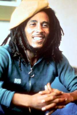 Bob Marley metal framed poster
