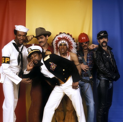 Village People poster with hanger