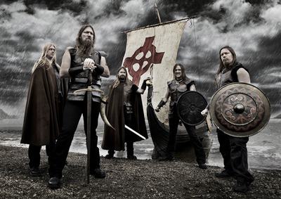 Amon Amarth poster with hanger